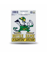 NOTRE DAME FIGHTING IRISH LOGO REUSABLE STATIC CLING DECAL NEW &amp; LICENSED - £3.87 GBP