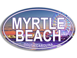 5&quot; myrtle beach South Carolina decal sticker - £12.05 GBP
