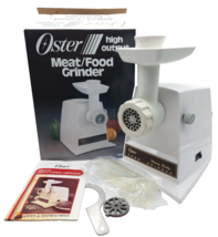 Oster 990-48 High Output Food Meat Grinder w/Sausage Making Tubes &amp; Manual - $38.21