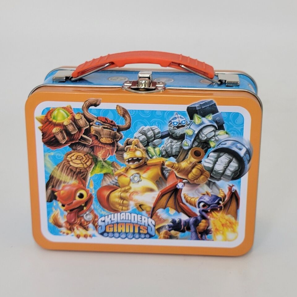 Skylanders Giants Tin Lunch Box 4&quot; x 5.5&quot; x 2.5&quot; - $14.85