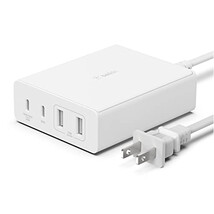 Belkin WCH010DQWH 108W USB-C CHARGER GAN 4-PORT WHT 2M CORD 03-RETAIL BOX - $2,960.75 MXN