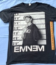 Eminem Shirt Medium LINE UP Slim Shady Detroit Police Department Mug Shot - $15.99
