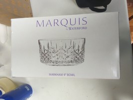 Marquis By Waterford Markham Clear Crystal 9 in. Bowl NEW - £44.00 GBP