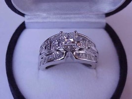 GIA Certified! 20,050 Unisex 14k White Gold  2.76ctw  Diamond Ring ,Appraisal - £12,949.56 GBP
