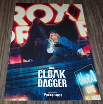 Marvel Comics Cloak And Dagger New York Comic Con Exclusive Promo Poster 13 X 20 - £11.82 GBP