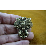 (B-BIRD-451) Screech OWL flying wings night owls fly brass pin pendant b... - $18.99