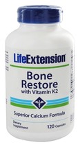 MAKE OFFER! 3 Pack Life Extension Bone Restore K2 Calcium Magnesium D3 non GMO image 2