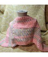 VTG Crochet Handmade Girls Childs Shawl Poncho Wrap OOAC Yellowstone  - $16.64