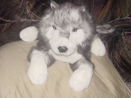18&quot; Timber Wolf Plush Puppet Toy By Folktails Folkmanis - $34.64