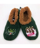 Snoozies Men&#39;s Football &amp; Beer Large 11/12 Drab Green - $236.49 MXN