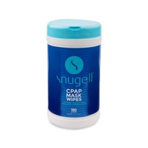 CPAP Mask Wipes by Snugell (110 Count) - Unscented - 100% Soft Cotton - £14.90 GBP