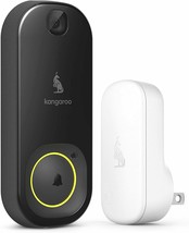 Kangaroo Smart Doorbell Camera + Indoor Chime | Photograph Guests &amp; Packages | - £39.33 GBP