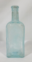 Parker&#39;s Hair Balsam New York Blue Aqua Glass Bottle - £7.77 GBP