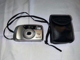 Pentax Espio 738 35mm Point and Shoot Film Camera Works w/ Case - $108.89