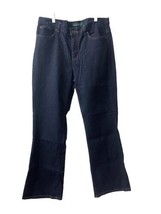 LRL Ralph Lauren Jeans Womens 10 Blue Denim Cotton Boot Cut Dark Wash Hi... - $24.75