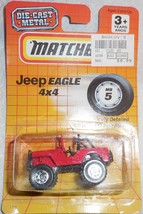 1994 Matchbox &quot;Jeep Eagle 4x4&quot; #5 Mint On Card - £3.14 GBP