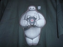 Tee Fury Disney Xlarge &quot;Caring Companion&quot; Big Hero 6 Tribute Parody Charcoal - £11.99 GBP