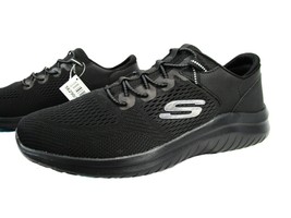 Skechers Bounder Athletic Shoe, Black Casual Activewear Training Fitness Sneaker - £34.55 GBP