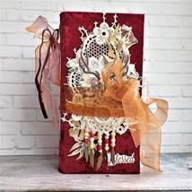 Blessed junk journal handmade Fall boho junk book for sale complete thick - £399.67 GBP