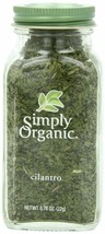 Simply Organic Cilantro Certified Organic, 0.78-Ounce Container - £10.98 GBP