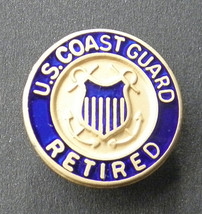 USCG Coast Guard Retired Small Lapel or Tie Pin 5/8 inch - £4.58 GBP