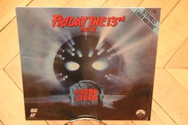 Friday the 13th Part 6: Jason Lives 1986 Laserdisc Ld Ntsc Horror  - £119.89 GBP