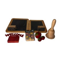 Lot Of DIY Supplies For A School Out Teacher Themed Gift Mini Chalkboard... - £11.89 GBP