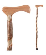 Handcrafted Wood Walking Cane - Made in the USA by Brazos - Twisted Sass... - $61.11