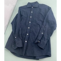 Proper Cloth Men Flannel Shirt Soft Brushed Cotton Custom Slim Fit 15.5 Medium M - £23.33 GBP