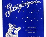 The Danish Inn Menu Solvang California 1950&#39;s Gaestgivetgaarden  Smorgaa... - $74.47