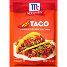 McCormick Hot Taco Seasoning Mix, 1 oz - $4.89