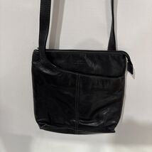 Fossil Black Leather Crossbody Purse - $27.72