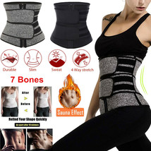 Slim Body Shaper Waist Trainer Cincher Trimmer Double Strap Waist Belt Shapewear - £8.78 GBP+