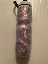 Polar Bottle water insulated biker cycling sports 24 oz circles BPA free... - $15.00