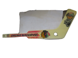 Vintage In Glas Chicago Blackhawks Plastic Mini Hockey Stick 18&quot;x5&quot; Souvenir - £7.46 GBP