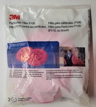 3M Particulate Filter P100 Organic Vapor Relief Qty One Pair 2091/07000 04/2024 - £7.87 GBP