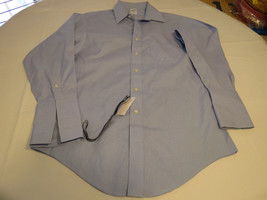 Mens Brooks Brothers long sleeve button shirt blue 15 1/2-32 slim **Spots** NWT@ - £28.21 GBP