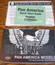 2023 Harley-Davidson Pan America RA1250 Owner&#39;s Owners Manual KIT + Quic... - $94.05