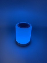 New BASS JAXX ZEN Aux-in Speaker W/ Color Changing LED Light-UP Ocean Sound - $18.77