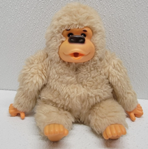 Vintage Thumb Sucking Gorilla Plush Tan Ivory Monkey Ape Plastic Hands Feet Face - £12.70 GBP