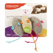 Qpinkpet Pet toy doll mouse Catnip Cat Toys 3 Count - £4.78 GBP