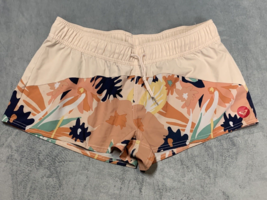 Roxy Shorts Women�s Size 14 XL Peach Floral Tropical Surf Casual Outdoor... - £14.14 GBP