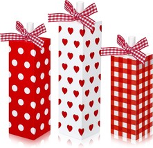 Geetery Valentine&#39;s Day Table Blocks Valentine&#39;s Day Tiered Tray Decor Polka Dot - £22.92 GBP