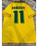 Brazil 1994 Home Short Sleeve Shirt Name Set ROMARIO#11 - $33.25