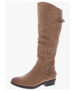 Baretraps Yanessa Brush Brown Knee High Riding Boots Size 5.5M - $54.16 CAD