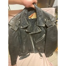 Vintage Motorcycle Jacket Size 44 regular Genuine Leather  Excelled Made... - $158.40