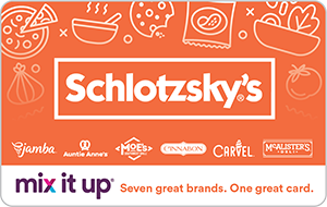Schlotzsky’s – Mix It Up® - $5.00+