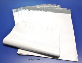 100 White 6 x 9 Poly mailer bag plastic envelopes High quality 2.5 MIL thick - £12.68 GBP