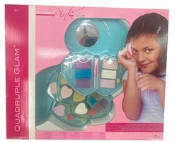 Runway Pink Glam Kids Makeup Kit for Girl Make Up Real Princess Blue Heart - £11.89 GBP
