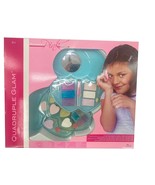 Runway Pink Glam Kids Makeup Kit for Girl Make Up Real Princess Blue Heart - £11.72 GBP